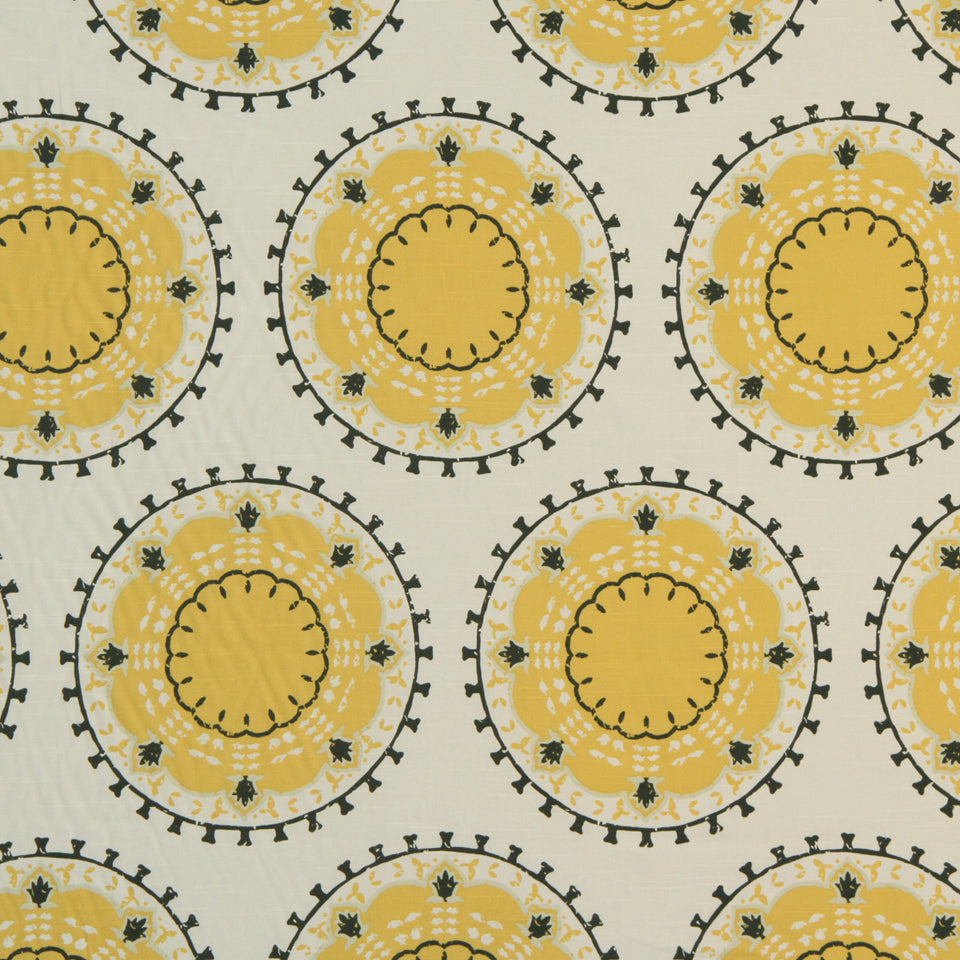 Robert Allen @ Home Medallion Band | Citrine  Multipurpose     - 215207