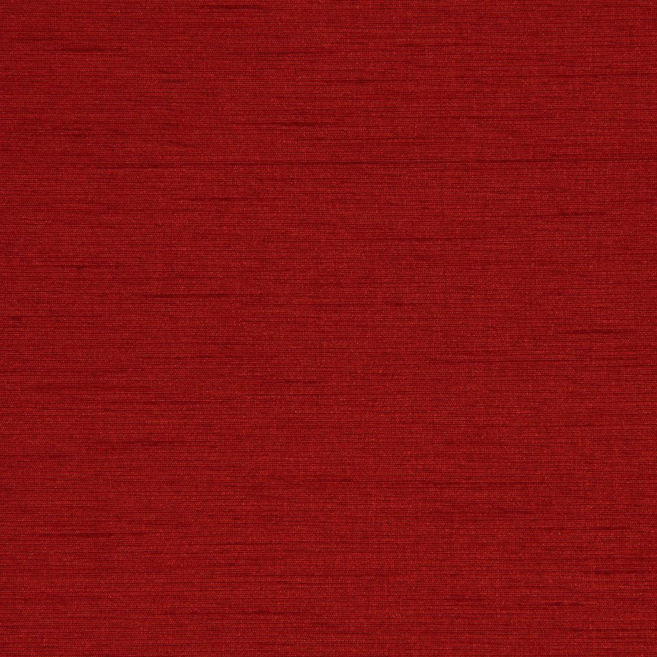 Deep red textured fabric with a subtle horizontal weave, suitable for upholstery or apparel.