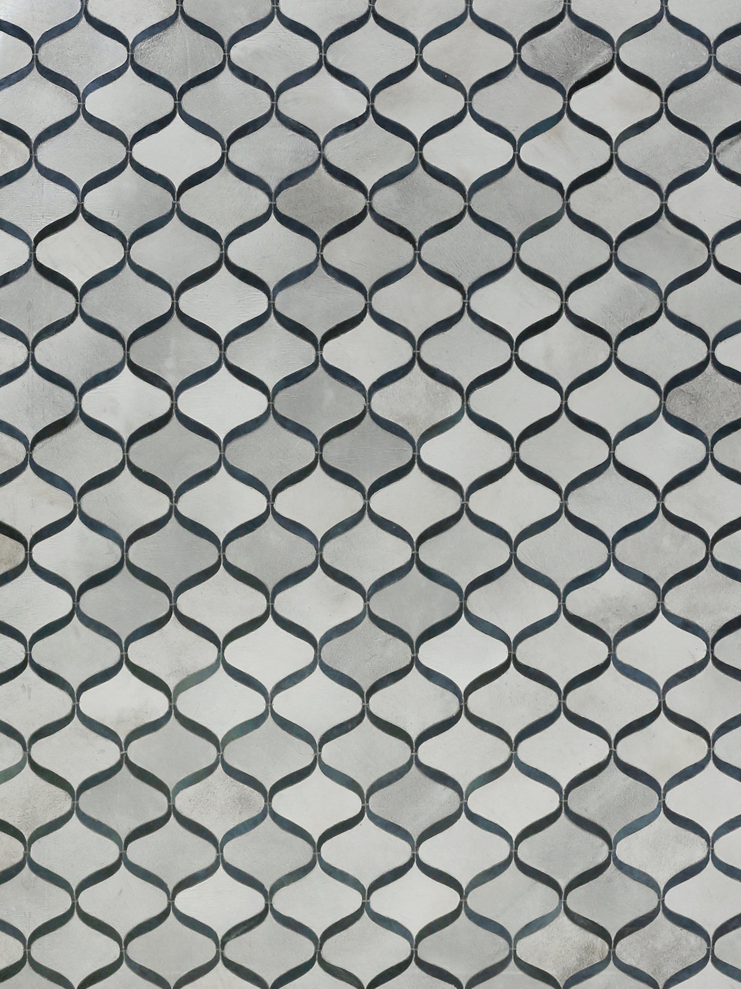 EXQUISITE RUGS   Natural Hide Indoor Hand Stitched    - 2153-4'6"X11'