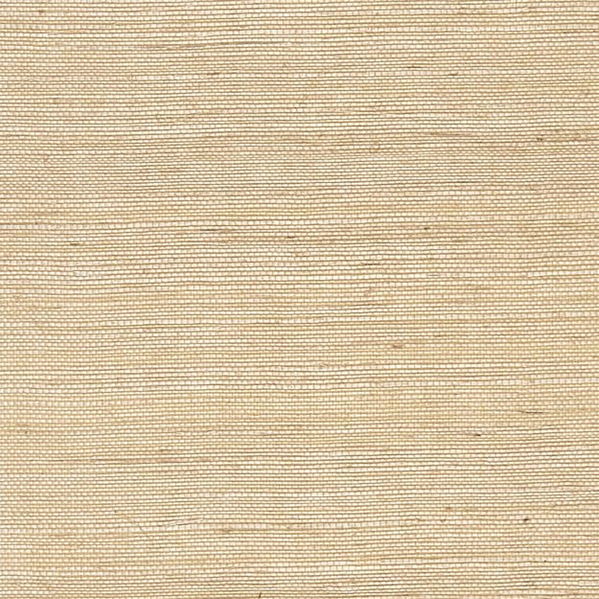 Yellow and gold grasscloth wallpaper with a natural woven texture and subtle horizontal pattern.