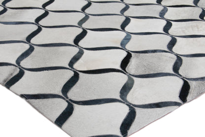 EXQUISITE RUGS   Natural Hide Indoor Hand Stitched    - 2153-4'6"X11'