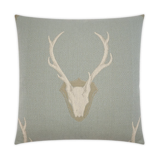 D.V. KAP HOME   24" x 24" Uncle Buck Pillow - Cloud Western Chic, Novelty    - 2155-C-2424