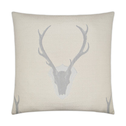 D.V. KAP HOME   24" x 24" Uncle Buck Pillow - Ivory Western Chic, Novelty    - 2155-I-2424