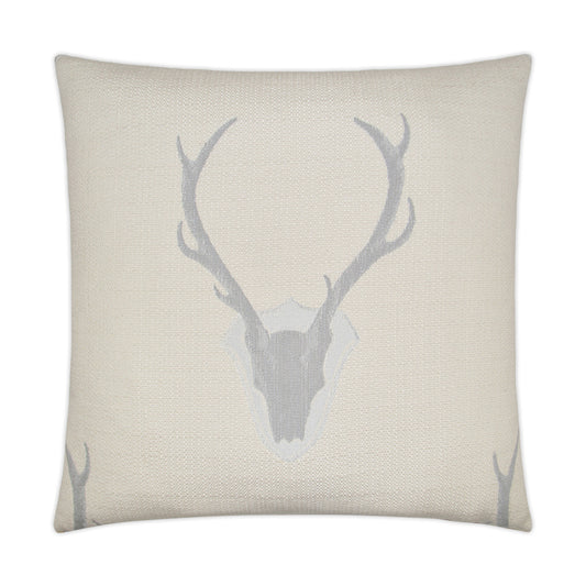 D.V. KAP HOME   24" x 24" Uncle Buck Pillow - Ivory Western Chic, Novelty    - 2155-I-2424