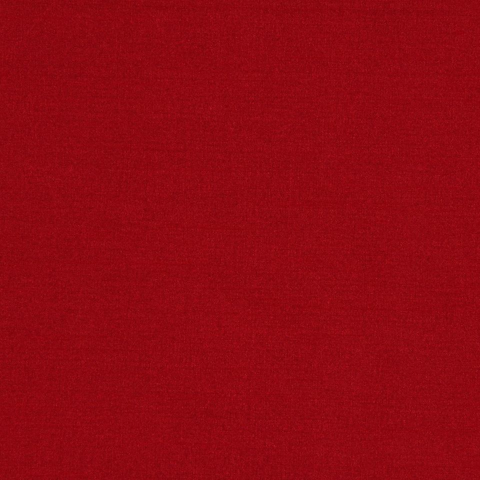 Deep red fabric swatch with subtle woven texture.