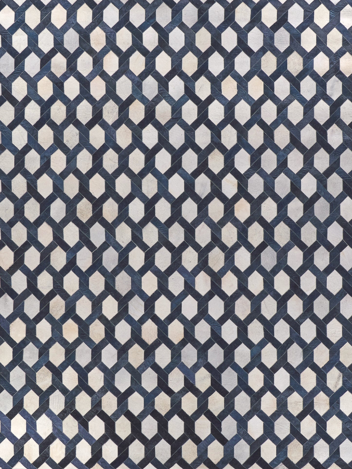 EXQUISITE RUGS   Natural Hide Indoor Hand Stitched    - 2157-6'x10'