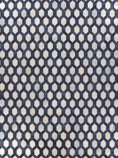 EXQUISITE RUGS   Natural Hide Indoor Hand Stitched    - 2157-6'x10'