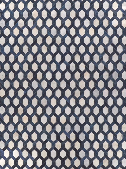 EXQUISITE RUGS   Natural Hide Indoor Hand Stitched    - 2157-5'X8'