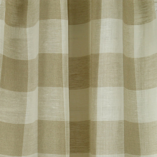 Robert Allen Stitched Block | Linen  Drapery     - 215899