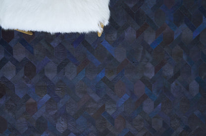 EXQUISITE RUGS   Natural Hide Indoor Hand Stitched    - 2158-5'X8'