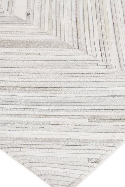 EXQUISITE RUGS   Natural Hide Indoor Hand Stitched    - 2161-5'X8'