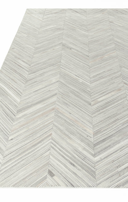 EXQUISITE RUGS   Natural Hide Indoor Hand Stitched    - 2161-5'X8'