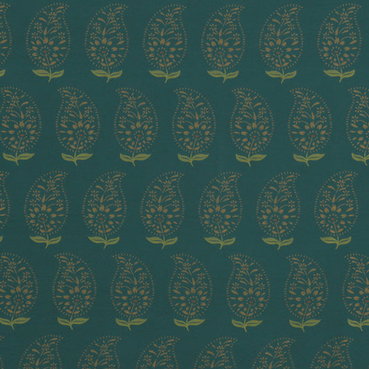 Robert Allen Contract Dotted Paisley | Aquatic  Upholstery     - 216576