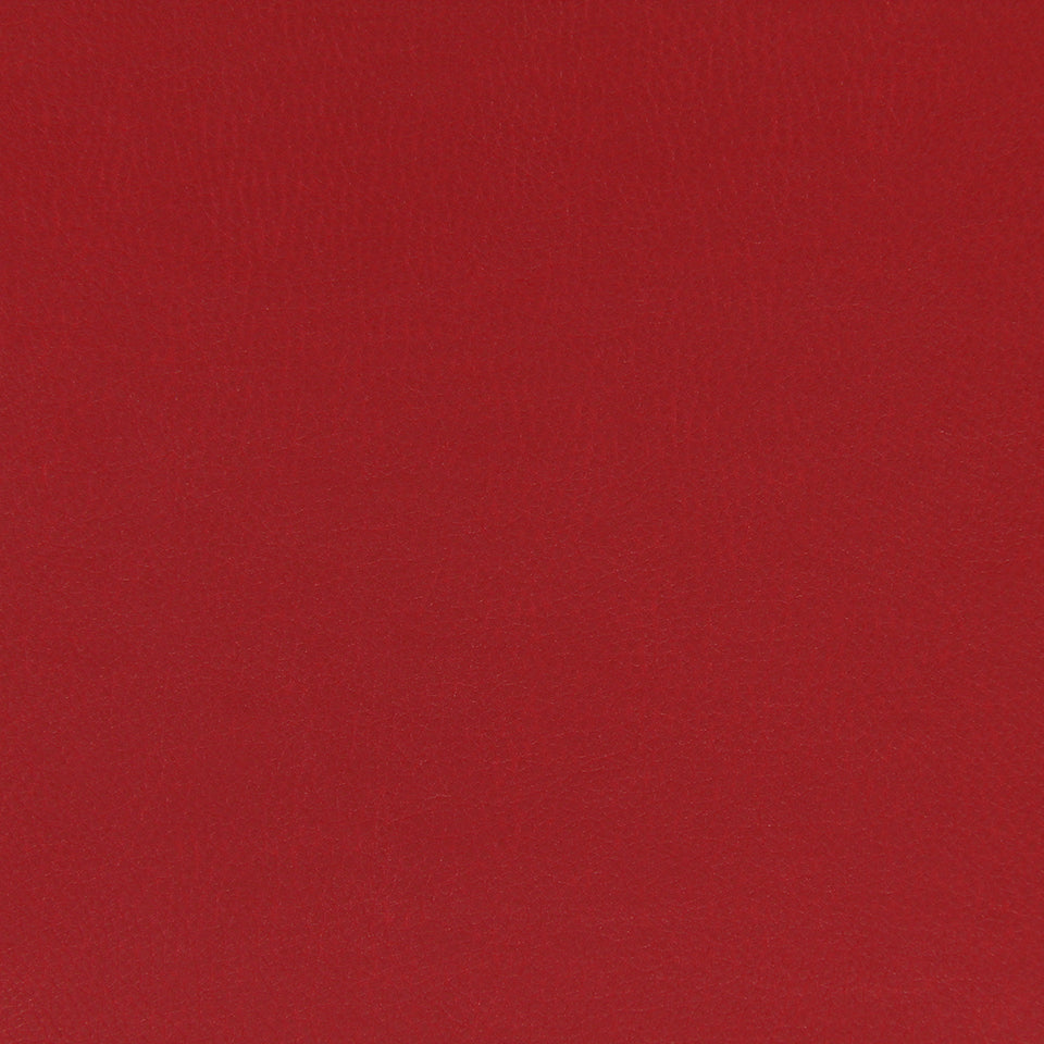 Solid lipstick red textured upholstery fabric swatch with subtle grain.