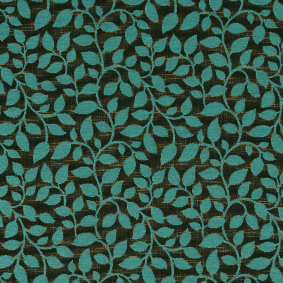 Robert Allen Contract Swaying Vine | Aquatic  Upholstery     - 216904