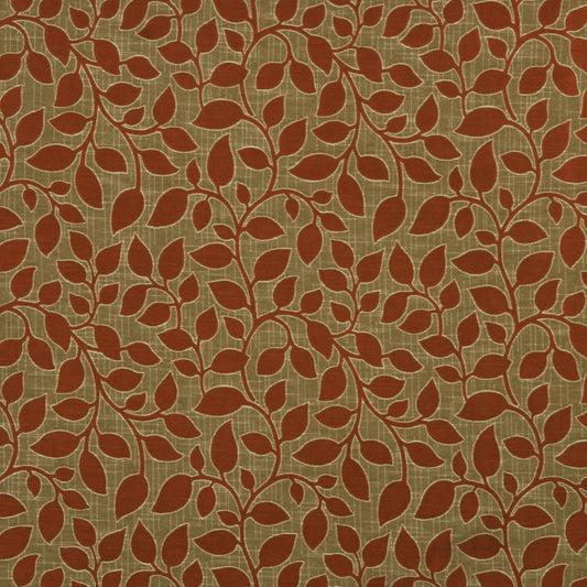 Robert Allen Contract Swaying Vine | Pumpkin  Upholstery     - 216917