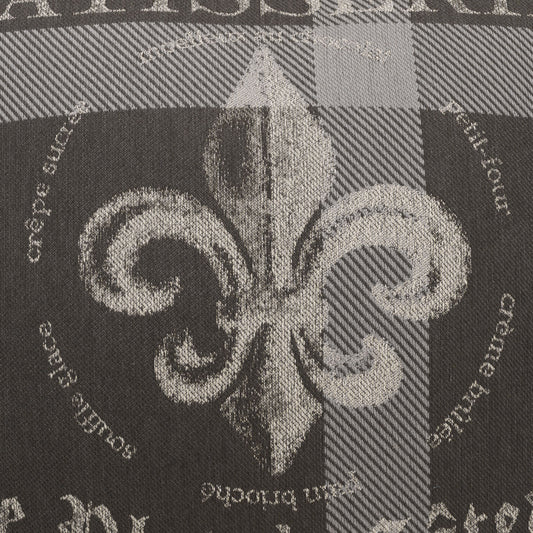 D.V. KAP HOME 2177-YARD Patisserie Fabric Traditional, Novelty  Grey   - Patisserie