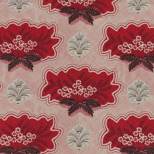 SCHUMACHER  RAOUL TEXTILES JARABINA PRINTS PRINTS CARMINE   - 217N40