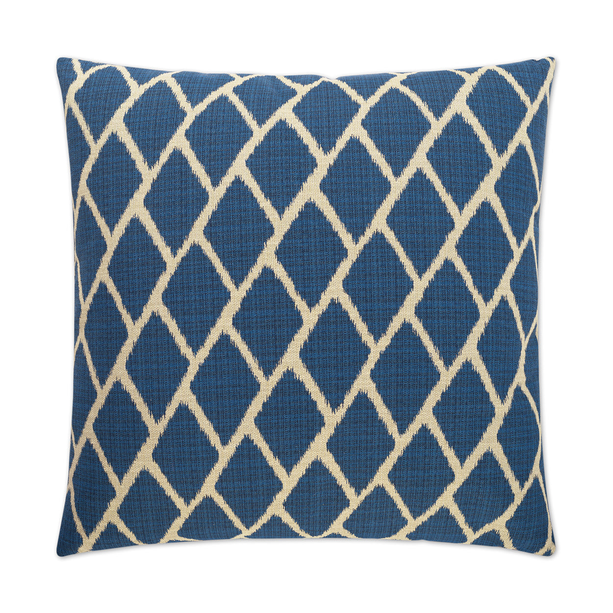 D.V. KAP HOME   24" x 24" Sanur Pillow - Blue Geometric    - 2186-B-2424