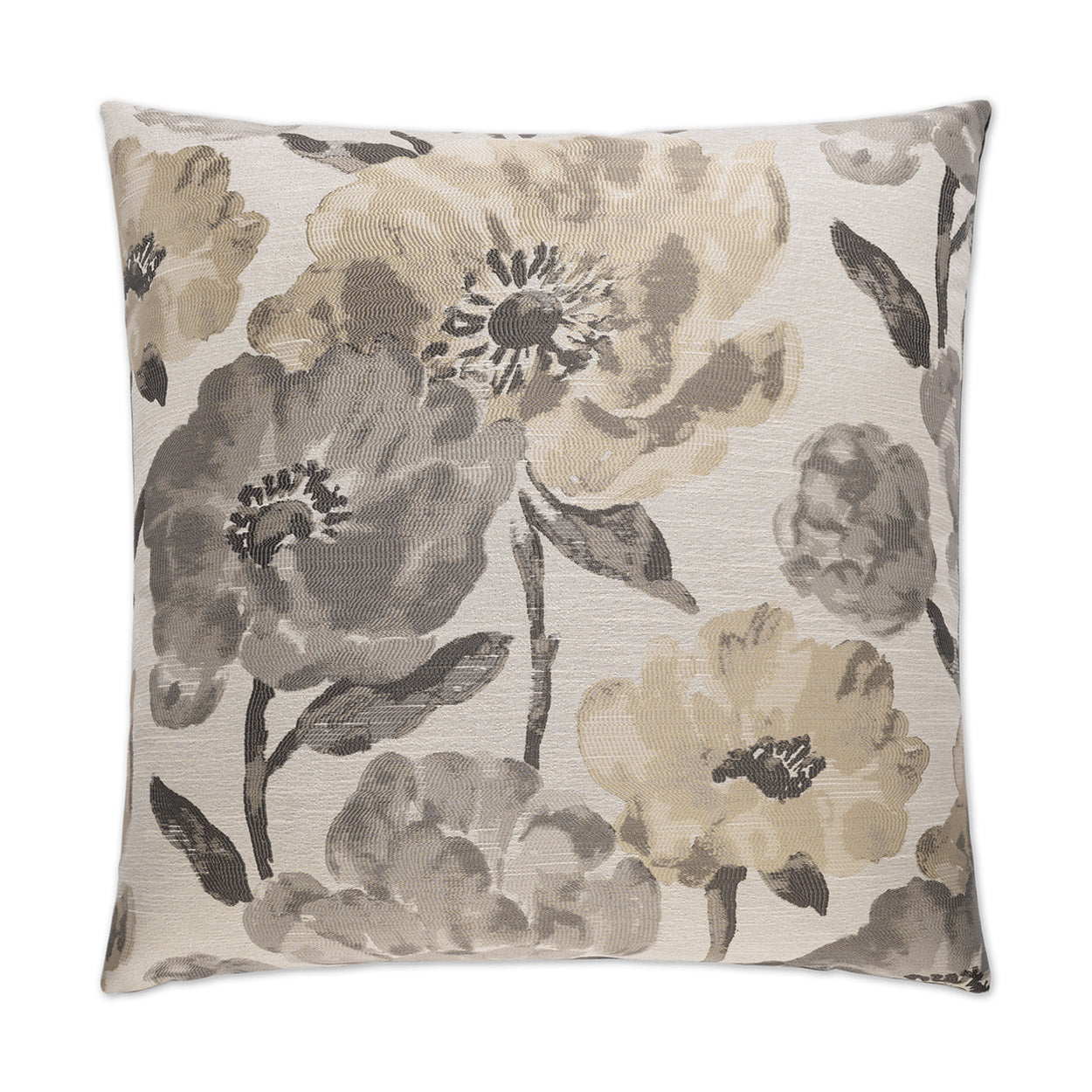 D.V. KAP HOME   24" x 24" Lauren Pillow - Fawn Floral    - 2190-F-2424