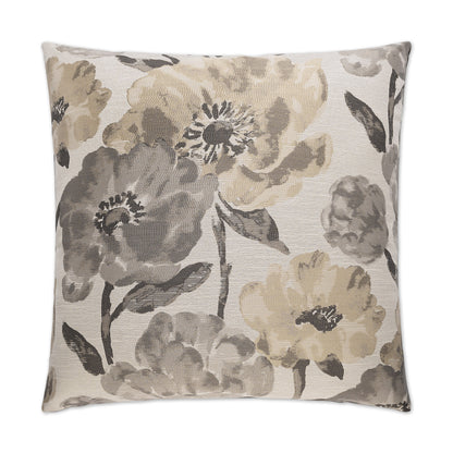 D.V. KAP HOME   24" x 24" Lauren Pillow - Fawn Floral    - 2190-F-2424
