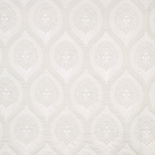 Robert Allen Quilted Scroll | Snow  Multipurpose     - 219345