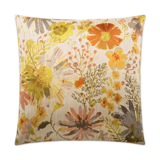 D.V. KAP HOME   24" x 24" Sweetness Pillow Floral    - 2198-2424
