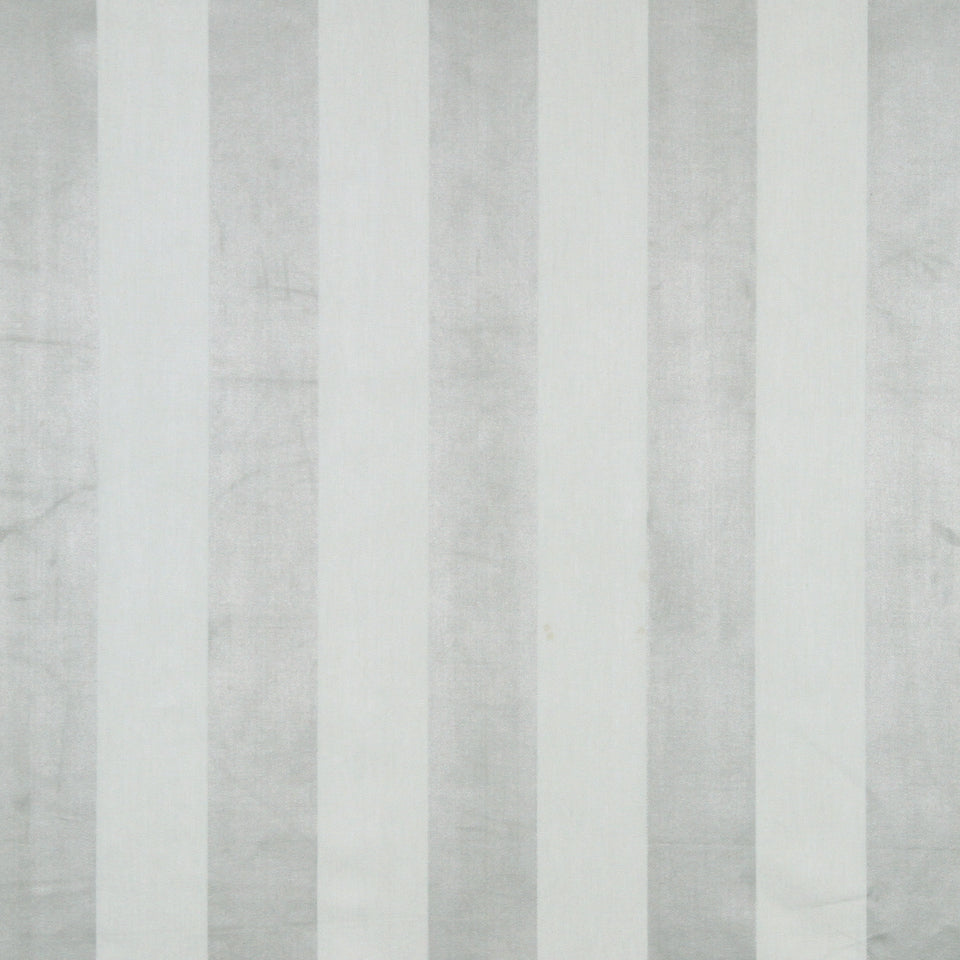 Vertical pale grey & white stripe pattern on a fabric-like surface.