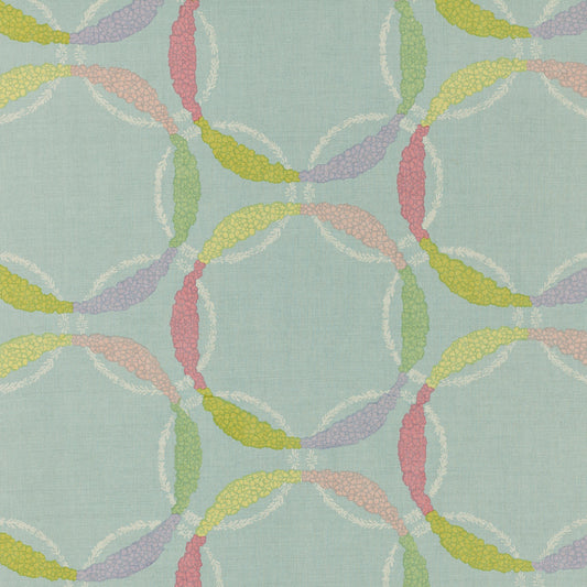 SCHUMACHER  RAOUL TEXTILES OPHELIA PRINTS PRINTS ROBIN'S EGG   - 219N67