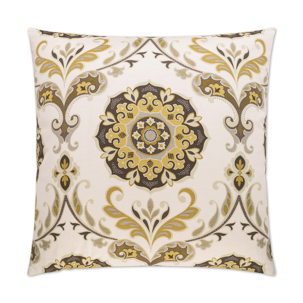 D.V. KAP HOME   24" x 24" Barossa Pillow - Stone floral    - 2200-S-2424