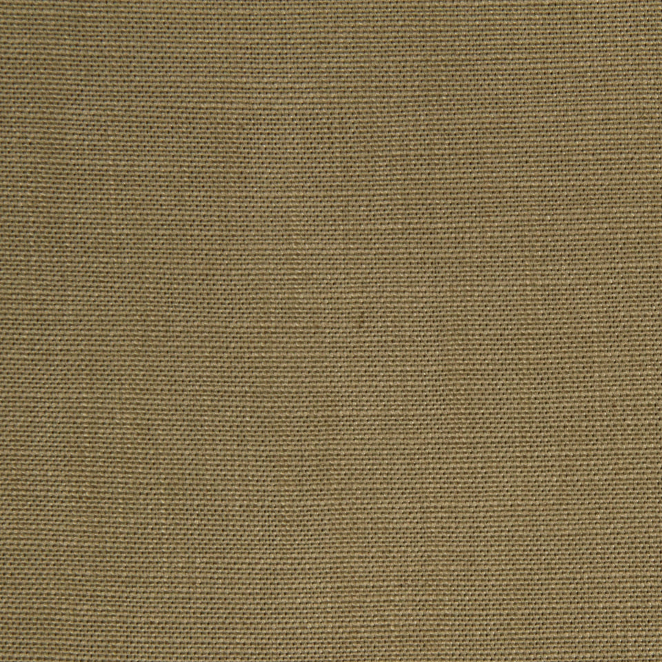 Close-up of tan linen fabric texture.