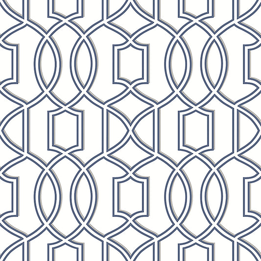 JF Fabrics -Wallpaper 2205 69 Wallpaper Blue  Non-Woven - 5943369 W7641