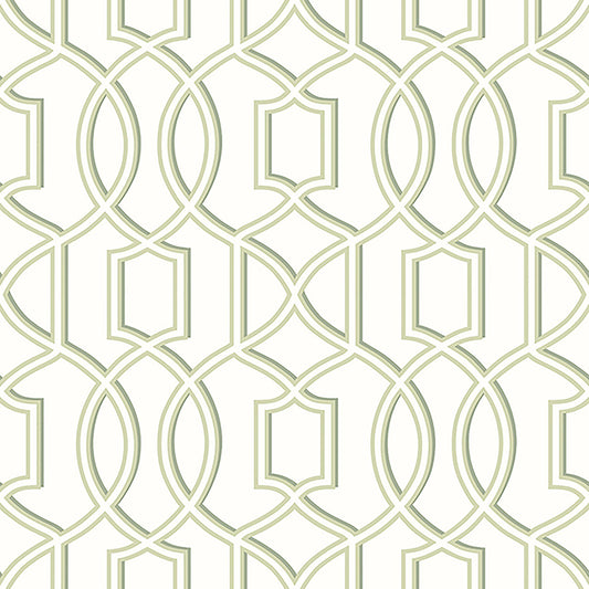 JF Fabrics -Wallpaper 2205 74 Wallpaper Green  Non-Woven - 5943374 W7641