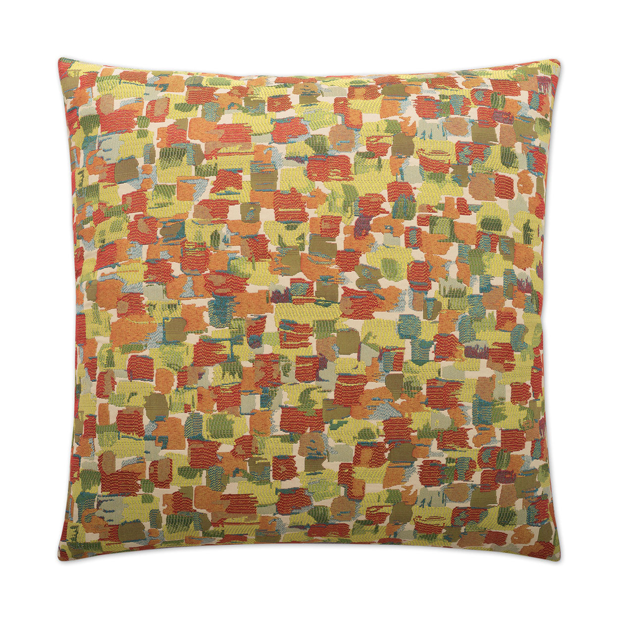 D.V. KAP HOME   24" x 24" Expressionist Pillow - Multi Modern, Abstract    - 2207-M-2424