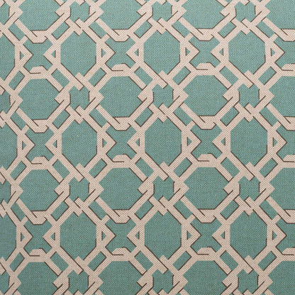 D.V. KAP HOME   24" x 24" Keenland Pillow - Blue Transitional, Geometric    - 2208-B-2424