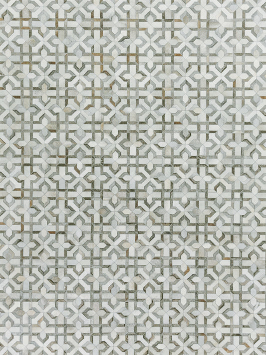 EXQUISITE RUGS   Natural Hide Indoor Hand Stitched    - 2209-5'X8'