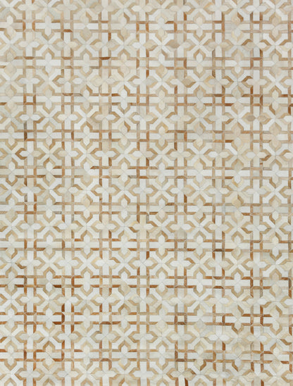 EXQUISITE RUGS   Natural Hide Indoor Hand Stitched    - 2210-5'X8'