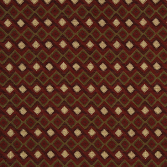 Robert Allen Hombre | Red Hot  Upholstery     - 221594