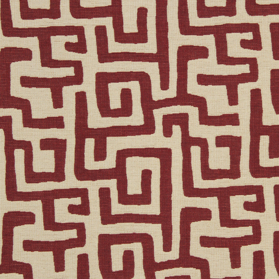 Robert Allen Maze Along | Berry Crush  Upholstery     - 221603