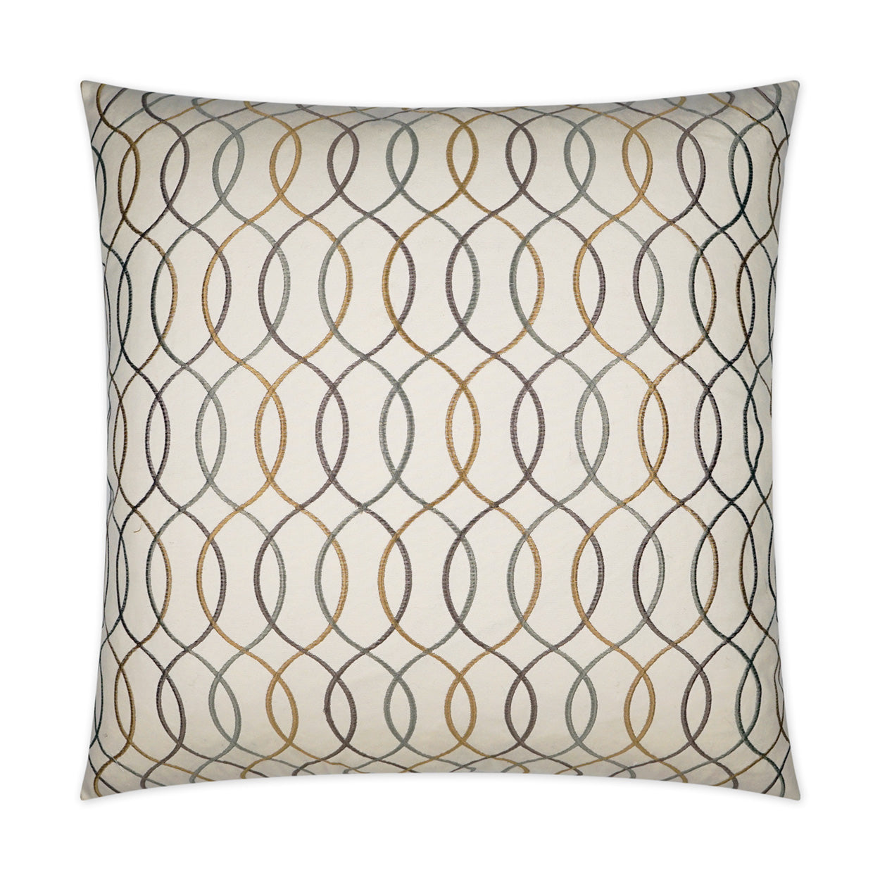 D.V. KAP HOME   24" x 24" Whitney Pillow Transitional, Abstract    - 2220-2424