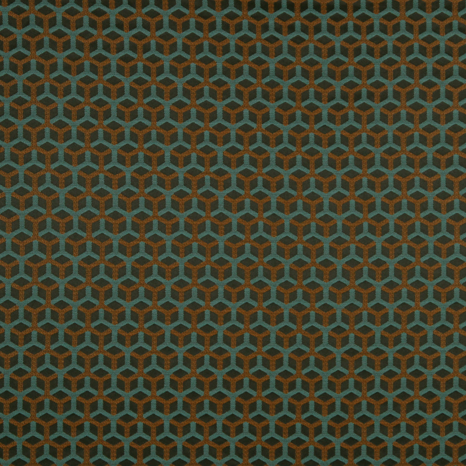 Robert Allen Contract Hexagon | Mandarin  Upholstery     - 222111