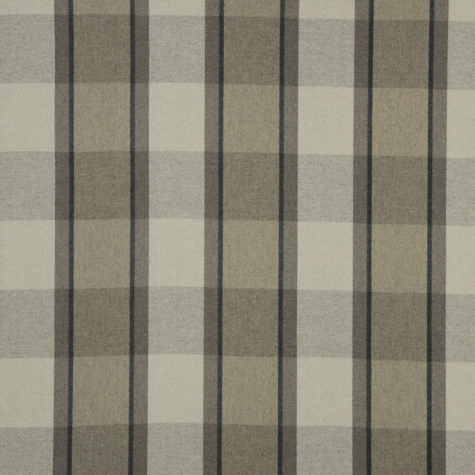 Robert Allen Plaid Wool | Mineral  Upholstery     - 222380