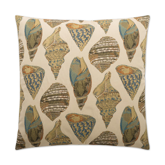 D.V. KAP HOME   24" x 24" She Shells Pillow Beach    - 2225-2424
