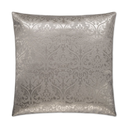 D.V. KAP HOME   24" x 24" Parisian Pillow - Silver Glam, Traditional    - 2228-S-2424