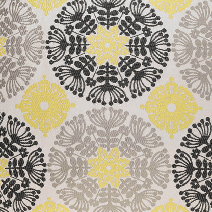 D.V. KAP HOME   24" x 24" Bloomers Pillow - Grey Floral    - 2229-G-2424