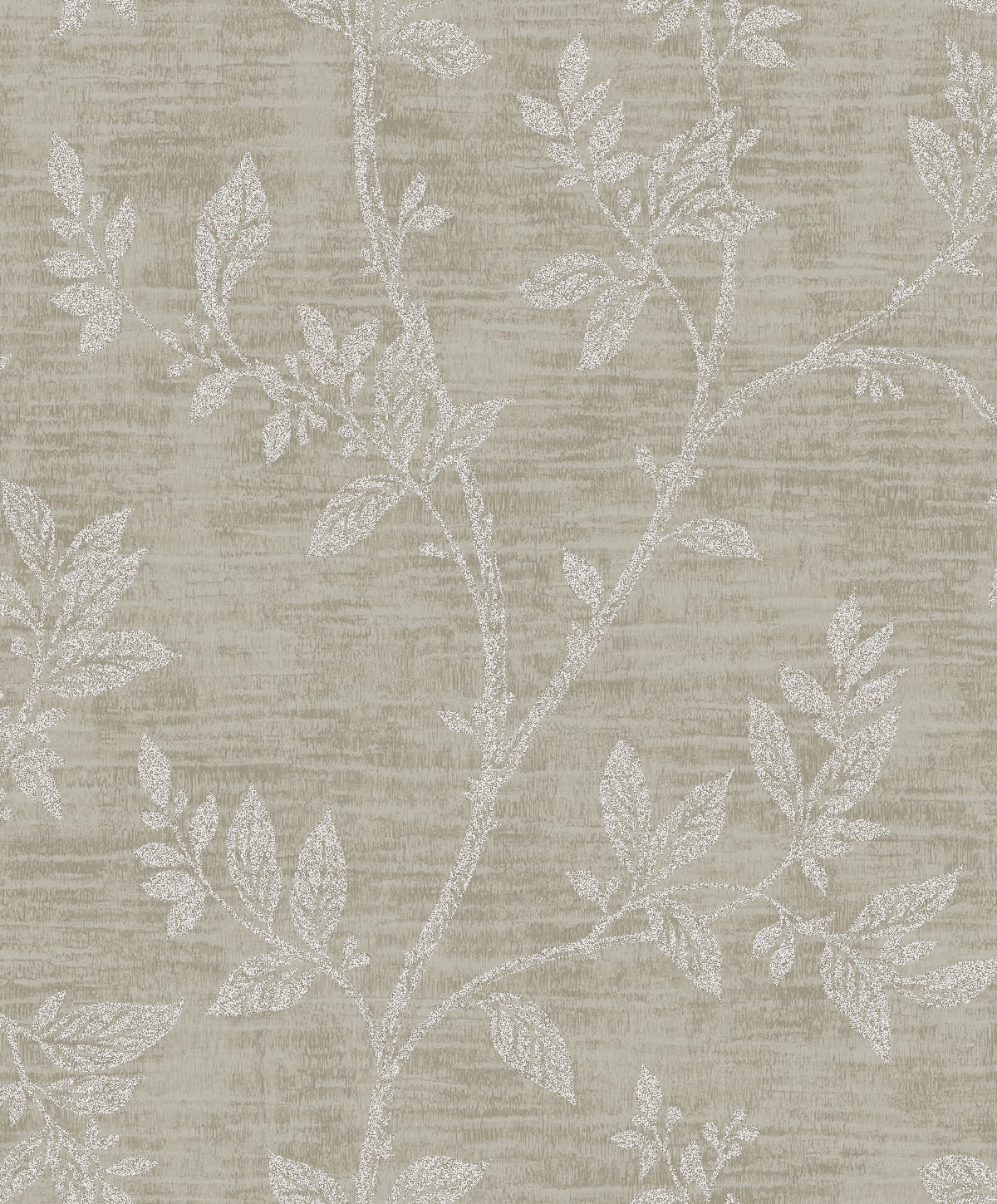 Etten Studios Essential Textures Leaf Trail Botanical Contemporary Beige Textured/Metallic Sidewall - 2231118