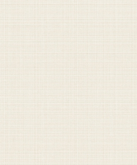 Etten Studios  Crosshatch Linen Faux Contemporary Metallic Ivory   - 2231903
