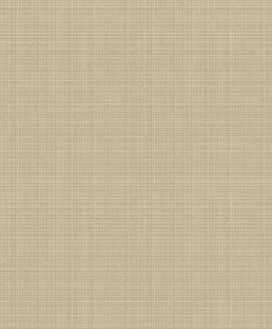 Etten Studios  Crosshatch Linen Faux Contemporary Metallic Khaki   - 2231905