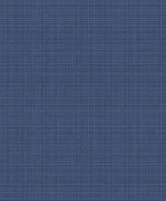 Etten Studios  Crosshatch Linen Faux Contemporary Metallic Storm Blue   - 2231922