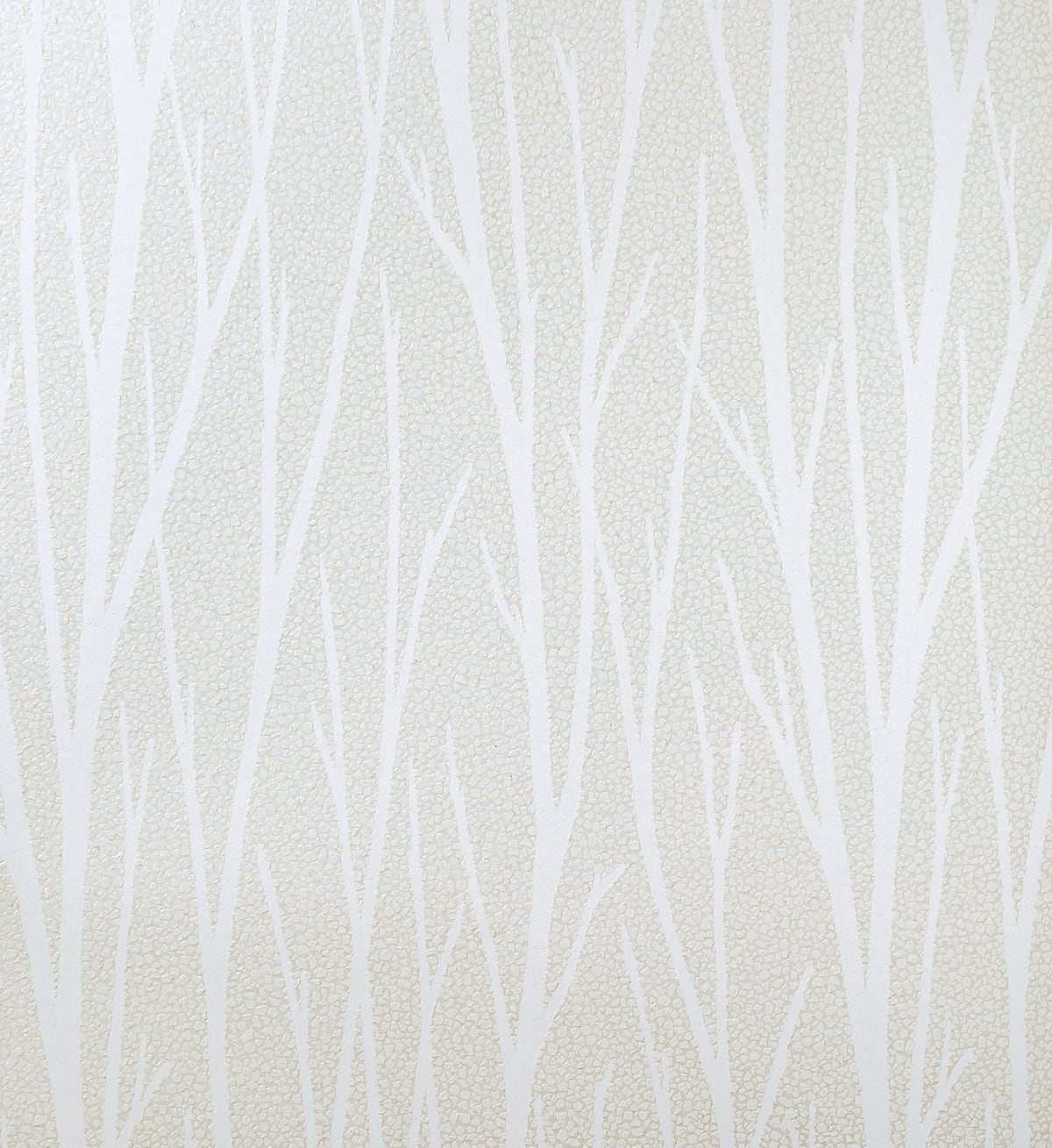 Etten Studios Essential Textures Birch Trail Botanical Contemporary Off-White Metallic/Glitter Sidewall - 2232133